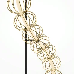 Lampadaire salon design – guirlande métal doré EDEN