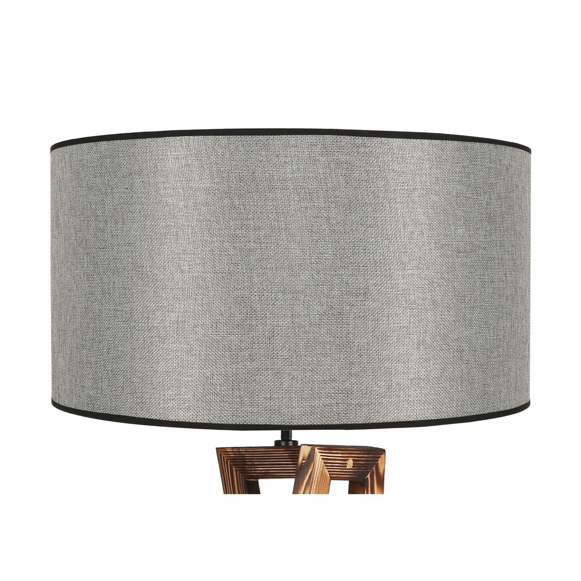 Lampadaire trépied croisé abat-jour gris 150 cm KILIS