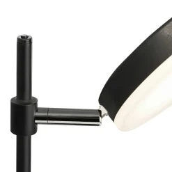 Lampe de bureau articulée LED – tête orientable noire OCALA
