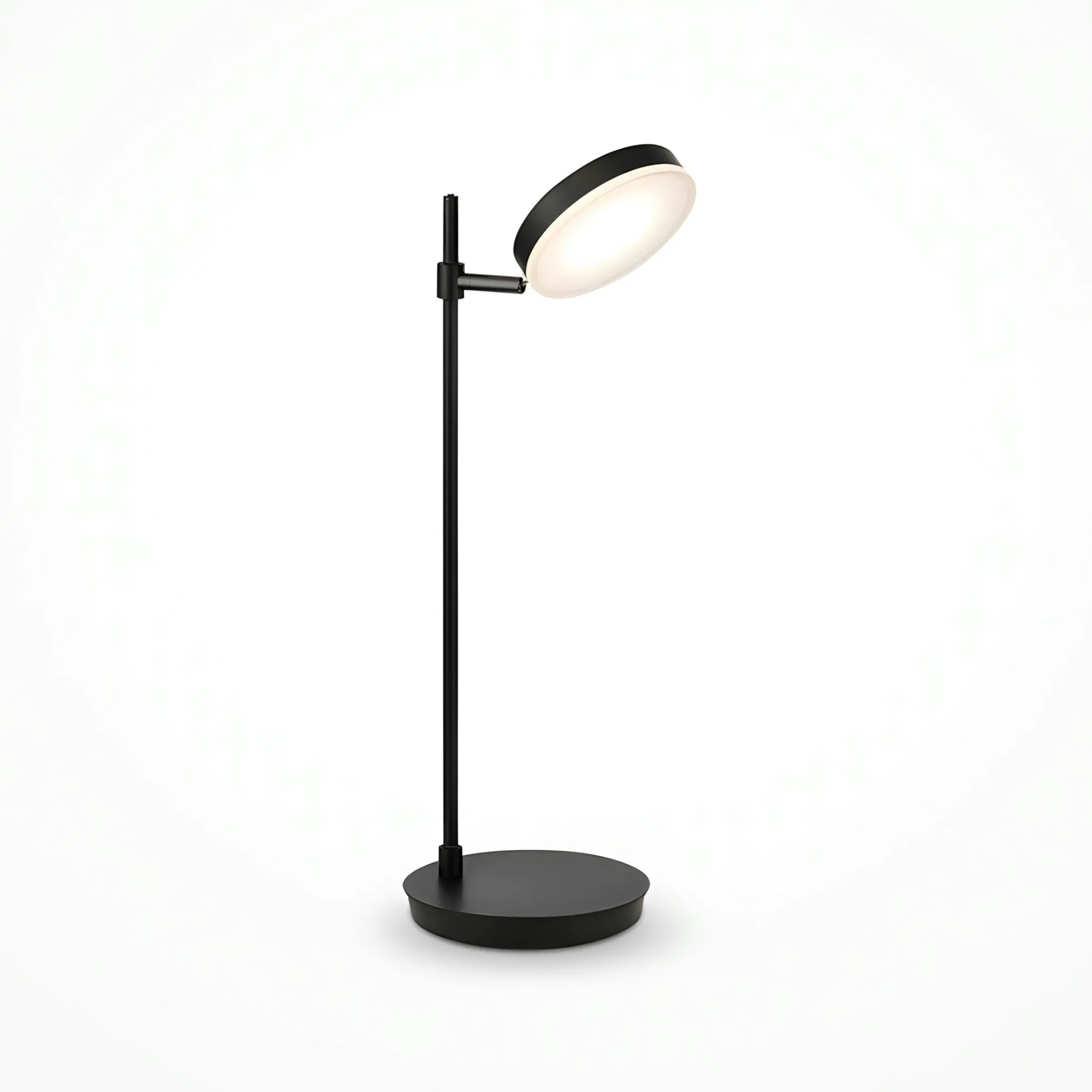 Lampe de bureau articulée LED – tête orientable noire OCALA