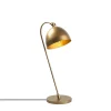 Lampe de chevet vintage cuivrée, abat-jour rond orientable SILE