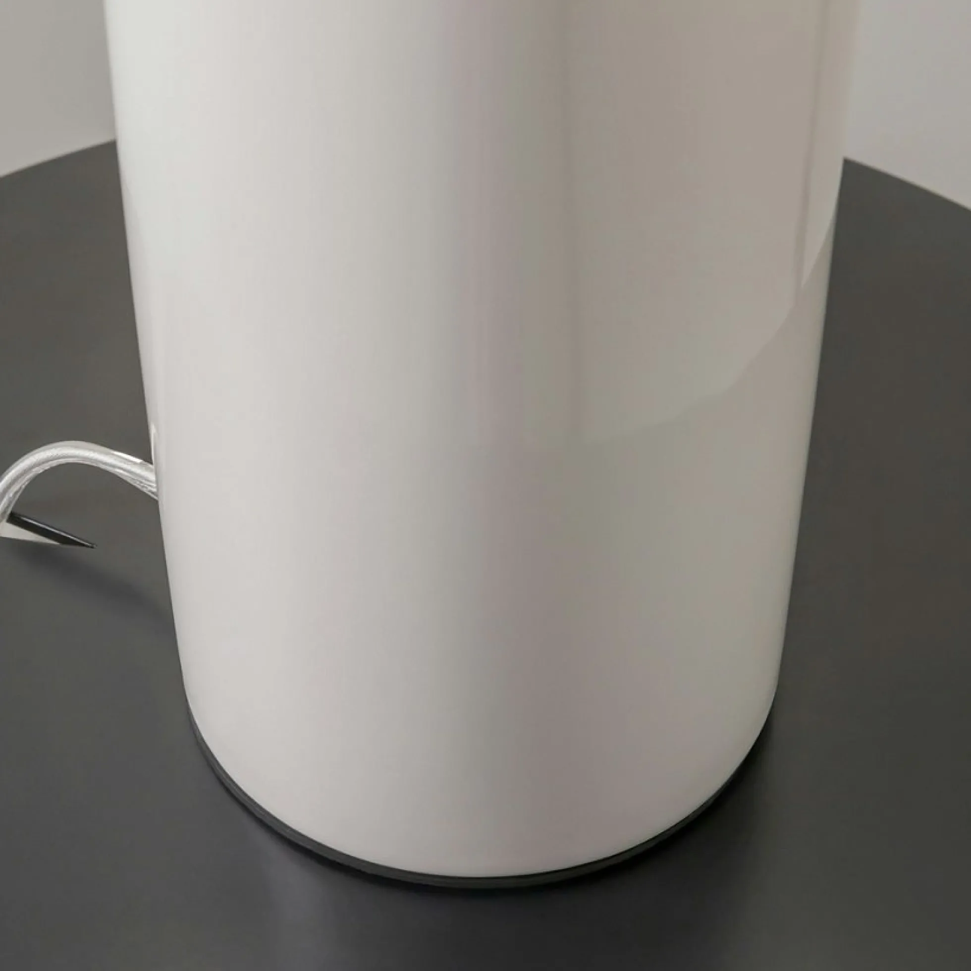 Lampe de salon blanche rétro – verre et céramique WINDER