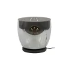 Lampe de salon moderne avec vasque en verre gris fumé 32 cm NIAGARA