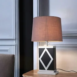 Lampe de salon moderne grise