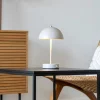 Lampe de table rechargeable en métal sable SILE