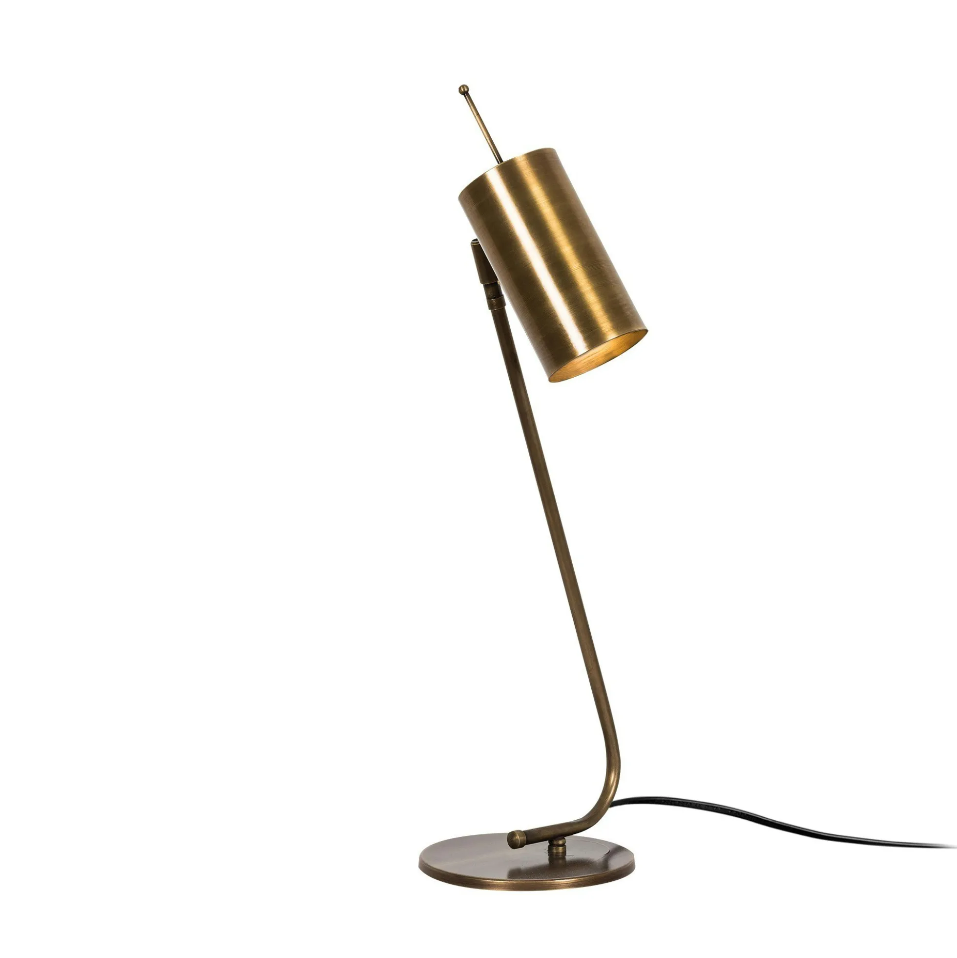 Lampe de table vintage, abat-jour tube orientable SFAX