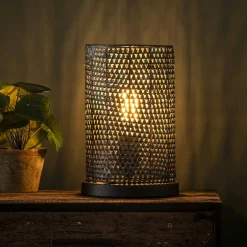 Lampe à poser contemporaine effet maille TRIBECA
