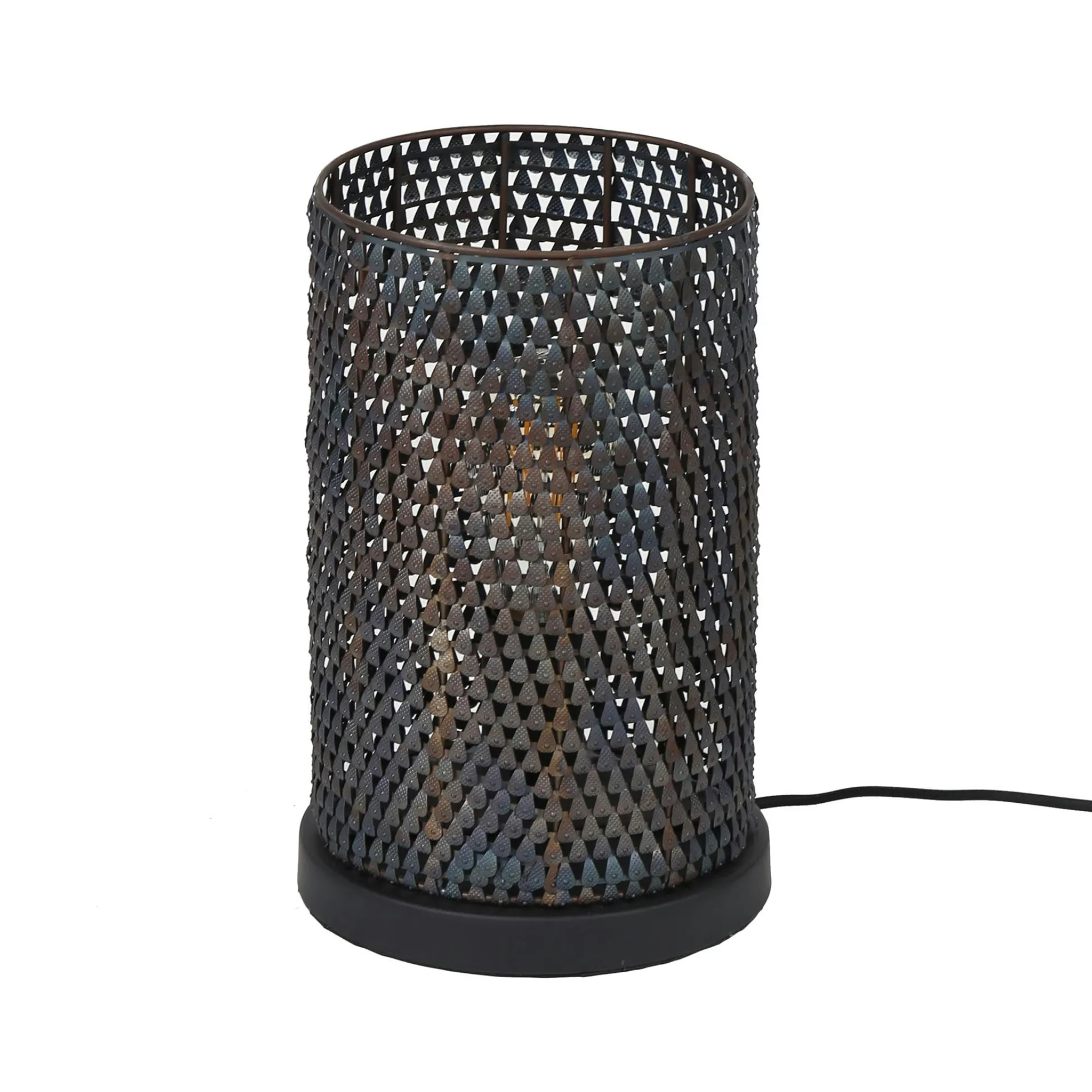 Lampe à poser contemporaine effet maille TRIBECA