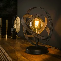 Lampe à poser industrielle forme globe RALF