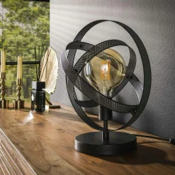 Lampe à poser industrielle forme globe RALF