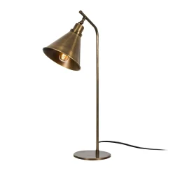 Lampe à poser vintage finition cuivrée, tête orientable SILE