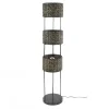 Lampe sur pied en jacinthe d'eau 3 abat-jour TASMANIE