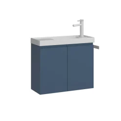 Lave-mains suspendu 60 cm bleu 2 portes IRIS