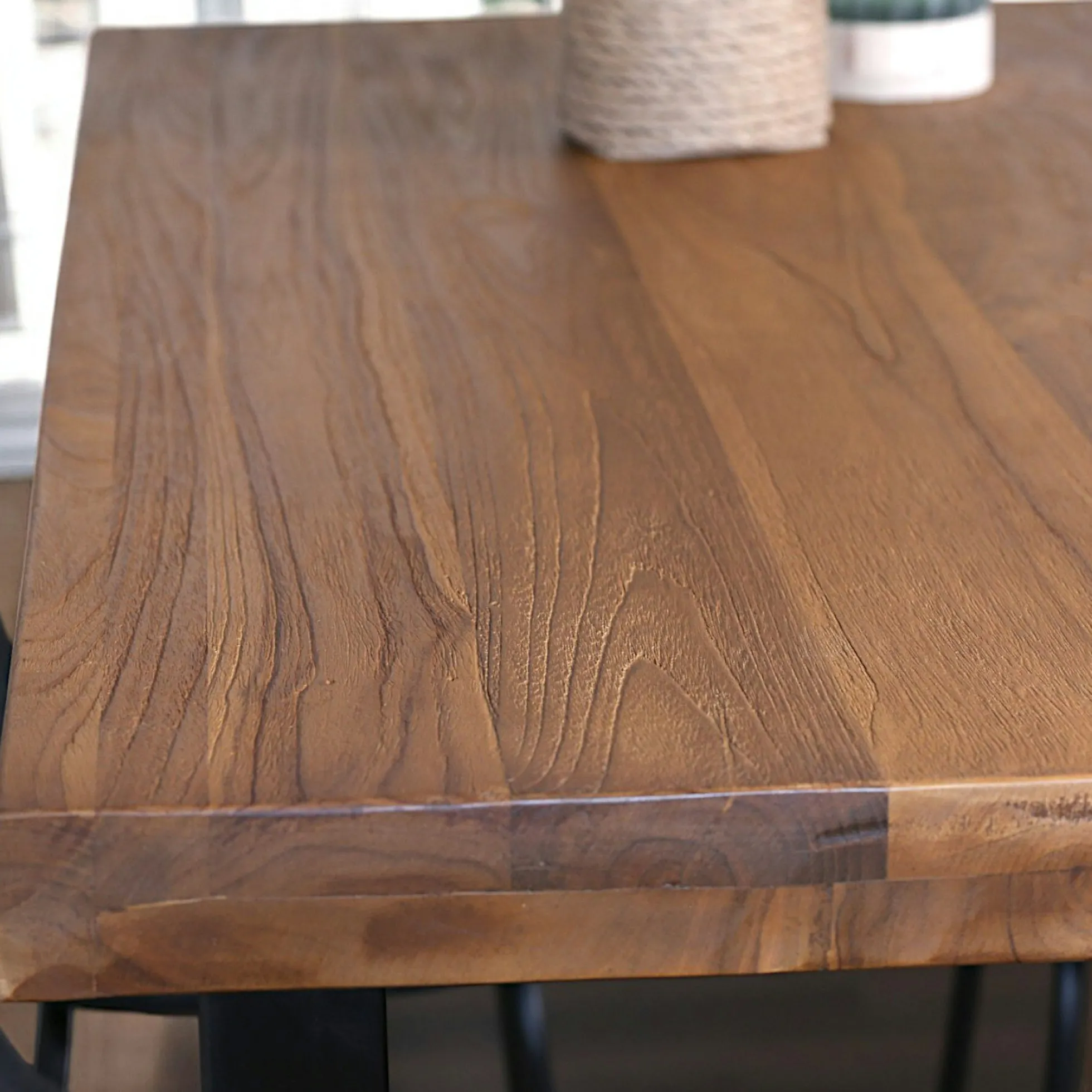 Mange-debout en bois de teck 140 cm CANADA