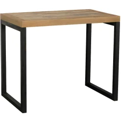 Mange-debout rectangulaire bois recyclé 120x75 BRISBANE