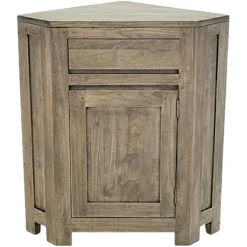 Meuble d'angle hévéa 88cm OLGA