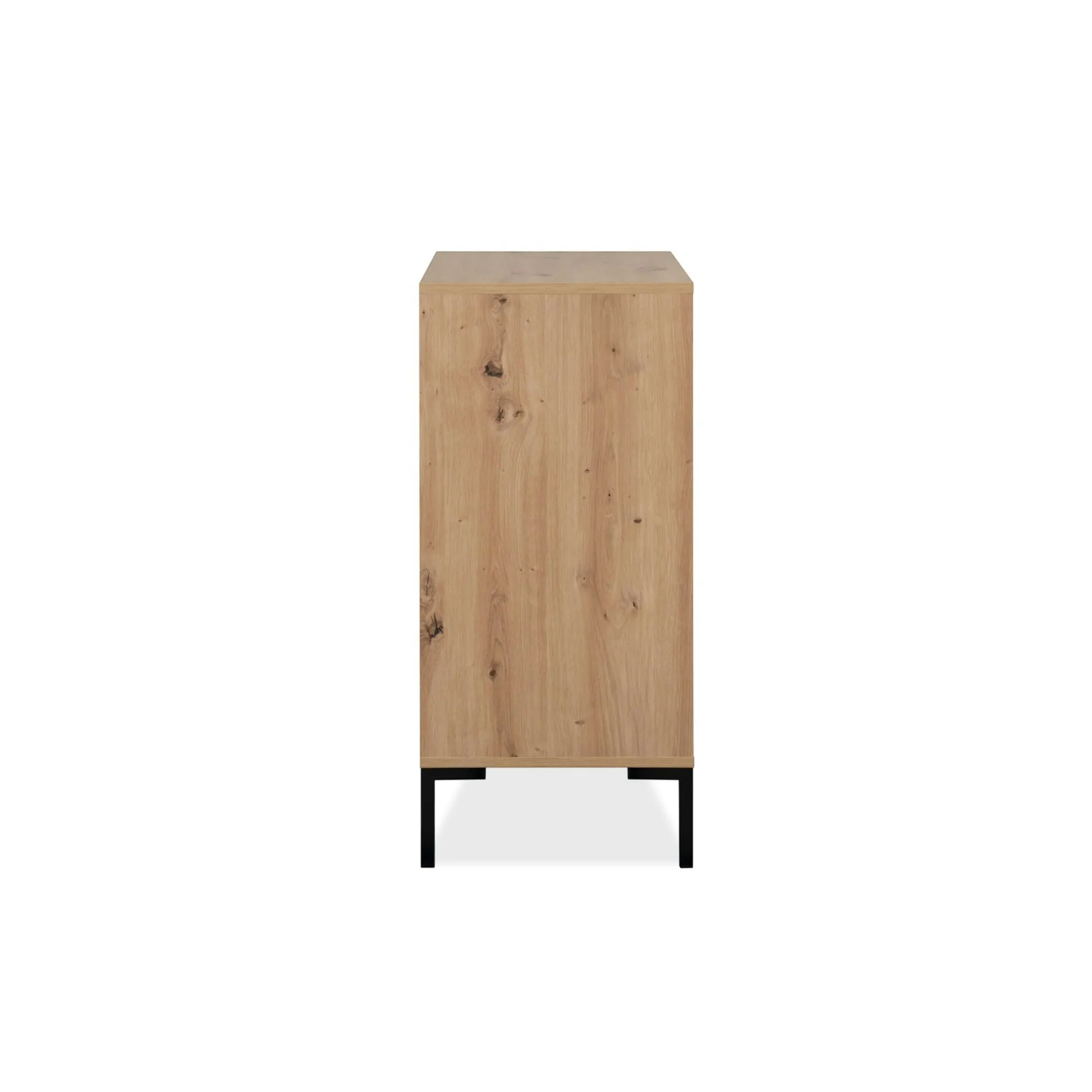 Meuble d'entrée décor bois 2 portes KARVI