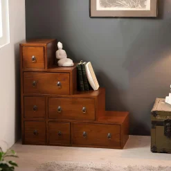 Meuble escalier double face 76x76cm LOLA