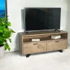 Meuble tv avec rangement bois recyclé VITTORIA