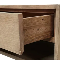 Meuble tv avec rangement bois recyclé VITTORIA