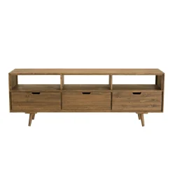 Meuble tv avec rangement en bois de sapin LIMA