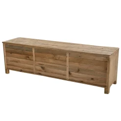 Meuble tv avec rangement en bois de pin recyclé DENVER