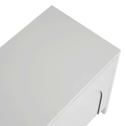 Meuble TV blanc 4 portes motif arches MARFA