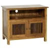 Meuble TV bois de teck 2 portes BISHO