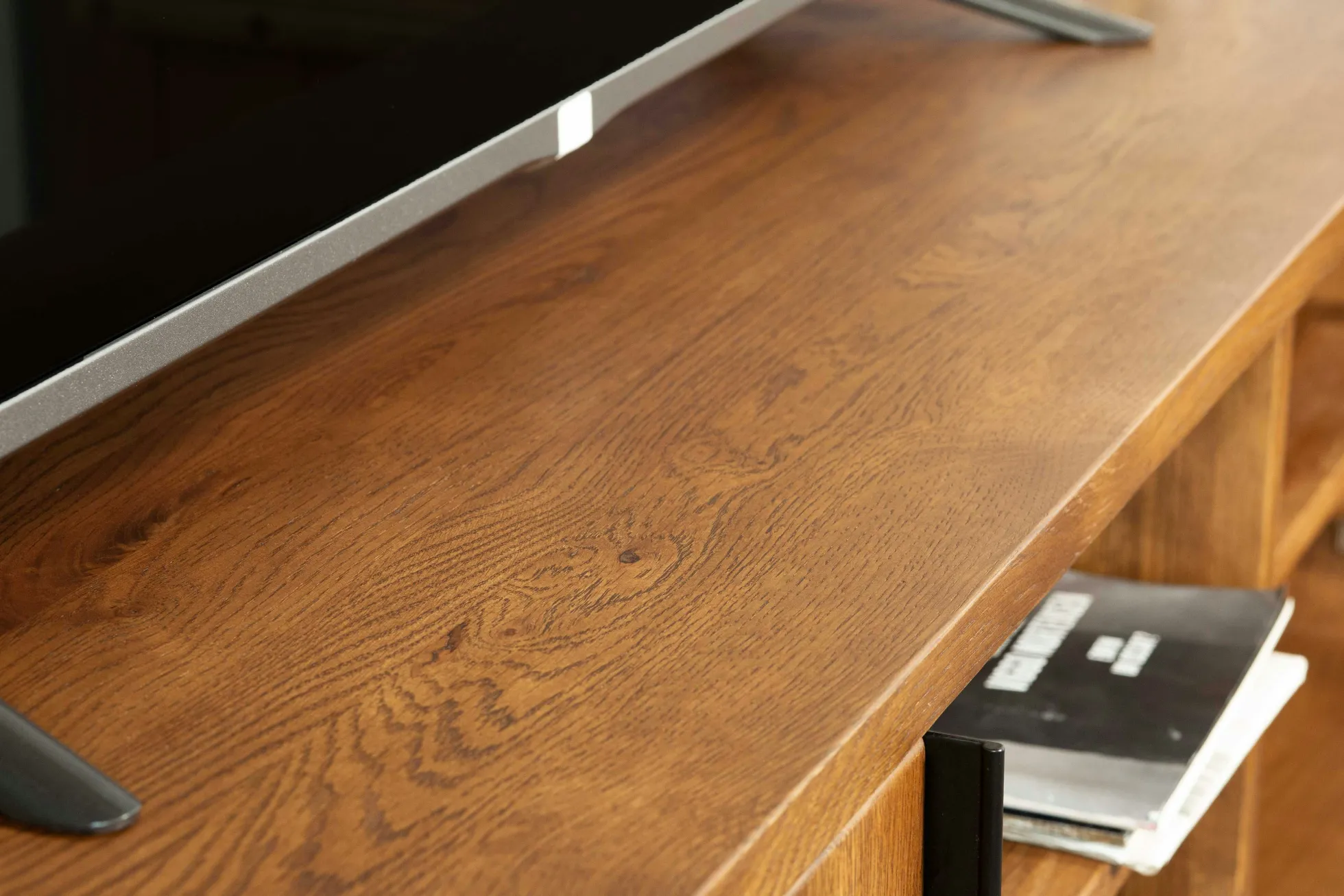 Meuble TV bois 2 portes 150 cm OKA