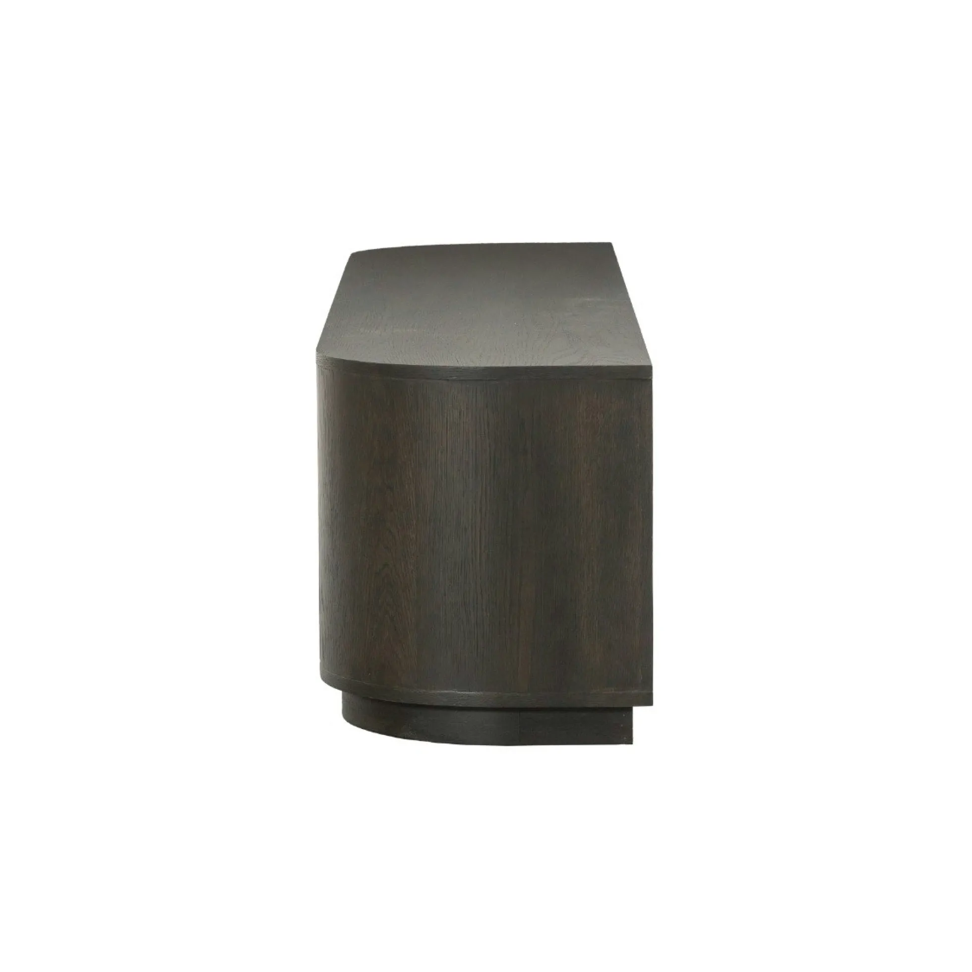 Meuble TV design en chêne brun 3 portes 180 cm LOREN
