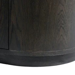Meuble TV design en chêne brun 3 portes 180 cm LOREN
