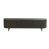 Meuble TV design en chêne brun 4 portes LOREN