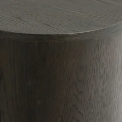 Meuble TV design en chêne brun 2 portes LOREN