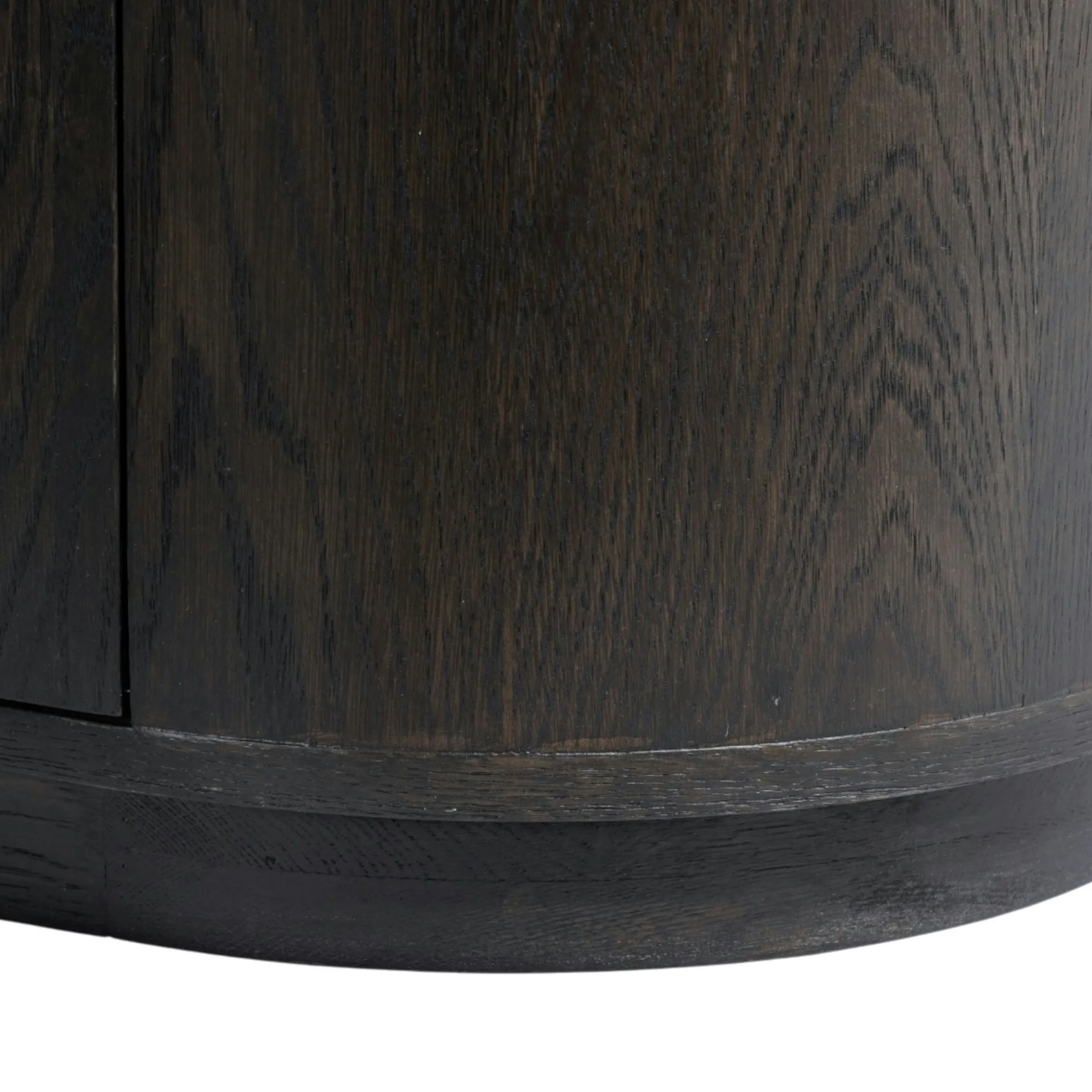 Meuble TV design en chêne brun 2 portes LOREN
