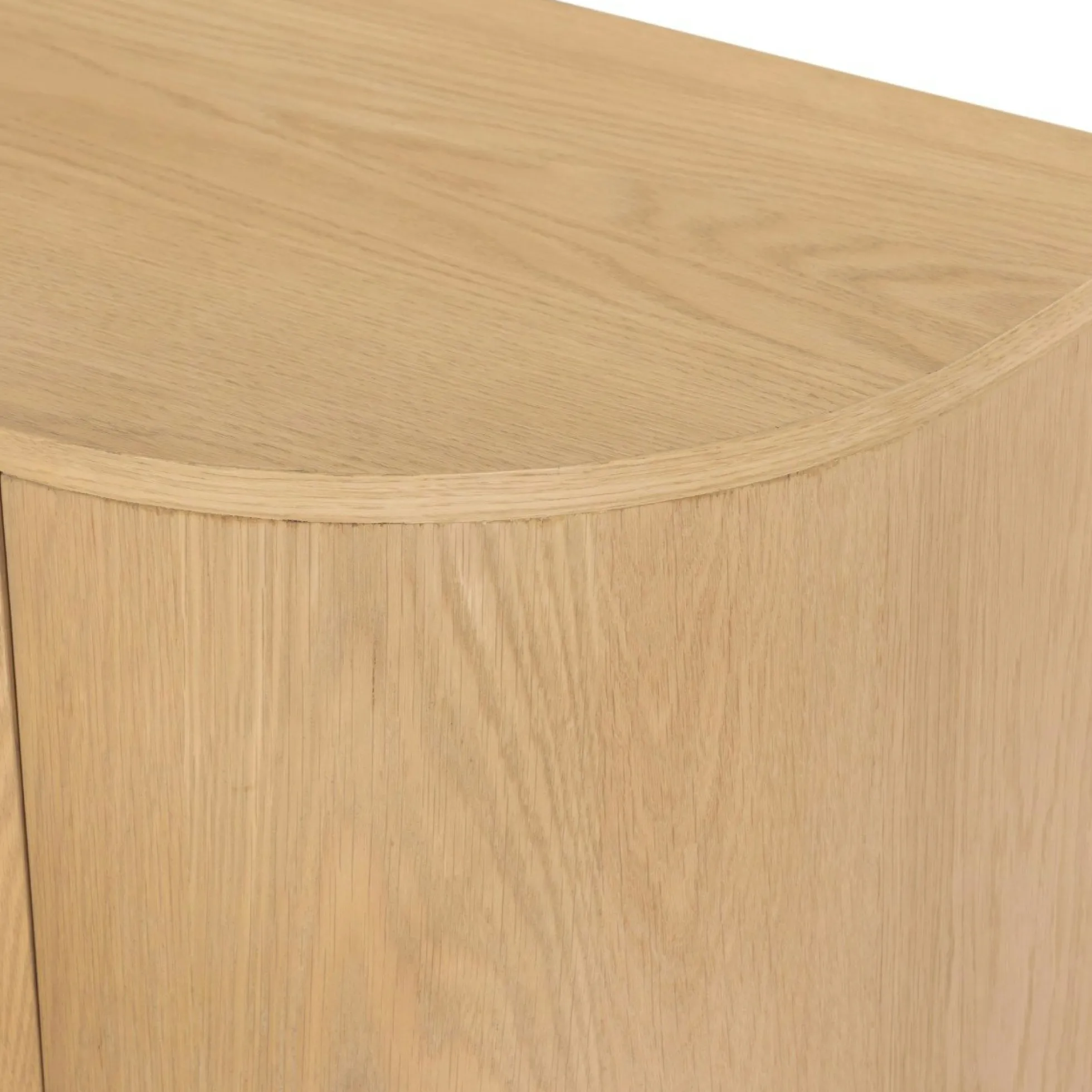 Meuble TV design en chêne clair 3 portes LOREN