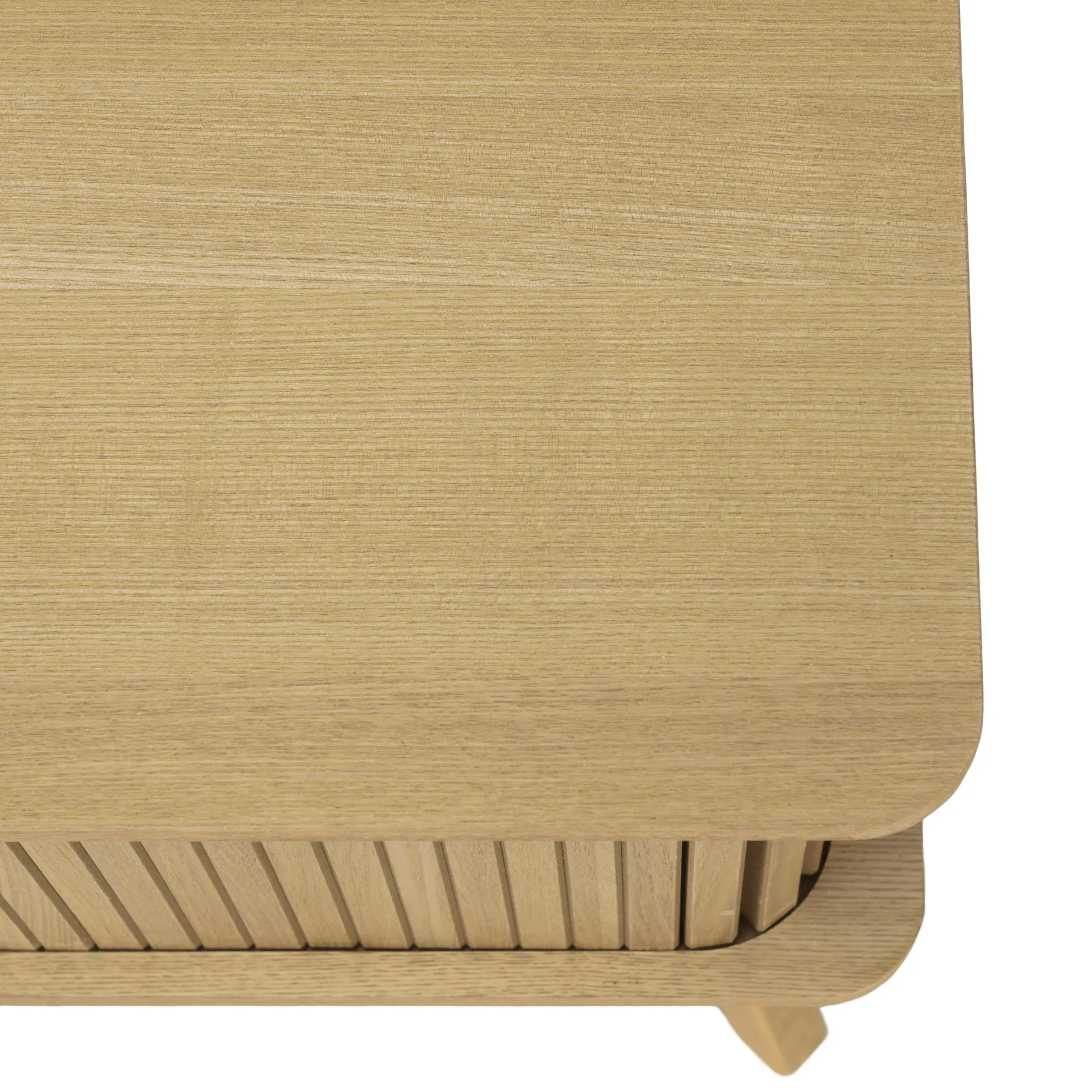 Meuble TV en bois couleur naturelle CASTILLE