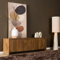 Meuble TV en bois 3 portes CALDERA