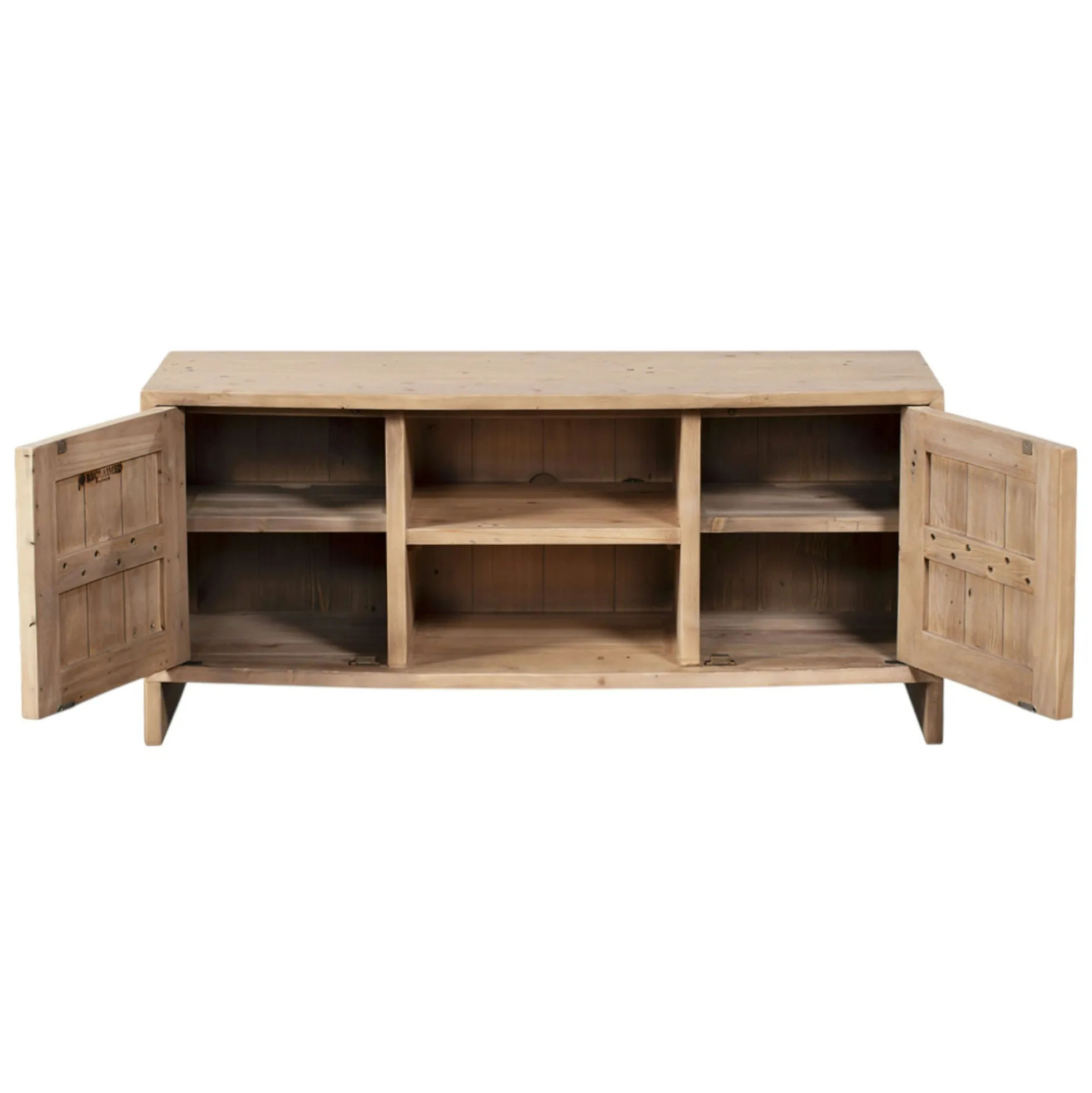 Meuble tv en bois recyclé FSC NELSON