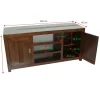 Meuble TV hévéa 136cm GALA