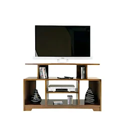 Meuble TV hévéa 124cm HELENA