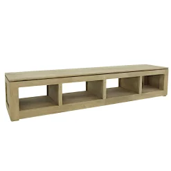 Meuble TV hévéa 200cm HELENA