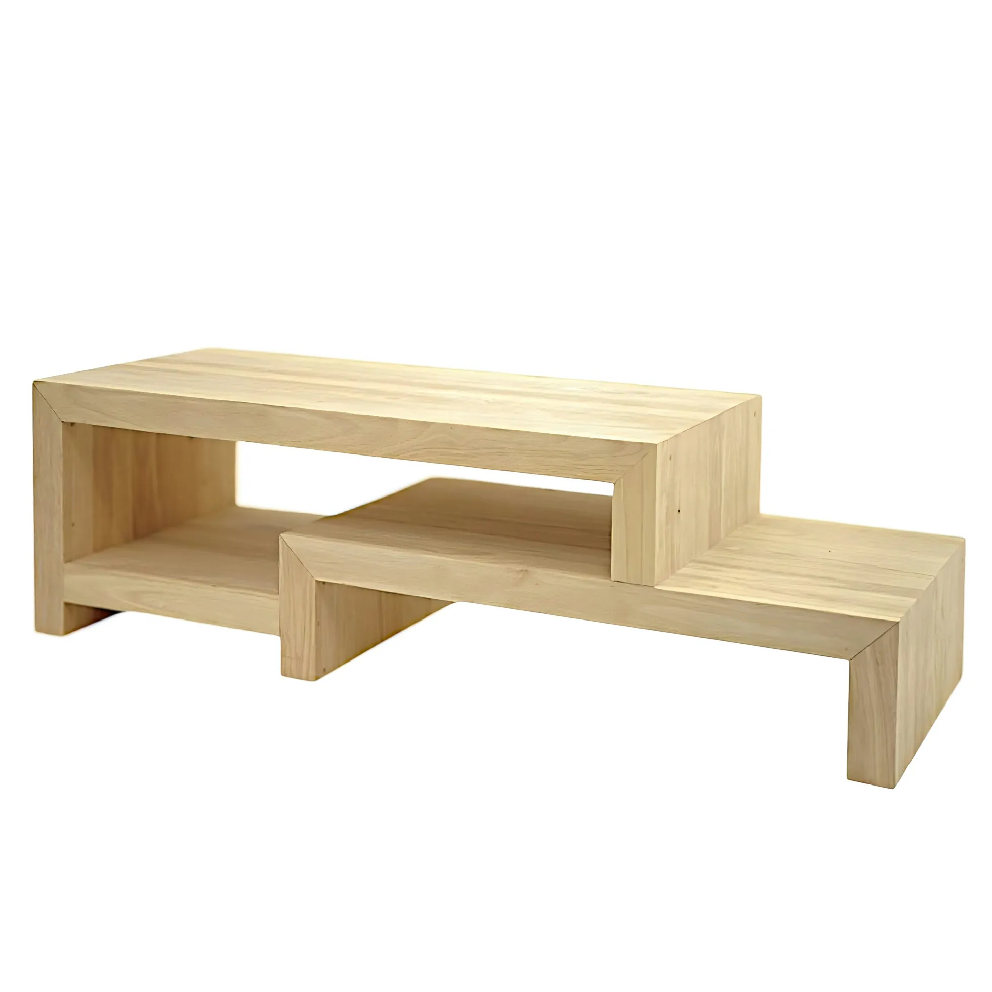 Meuble TV hévéa 130cm OLGA
