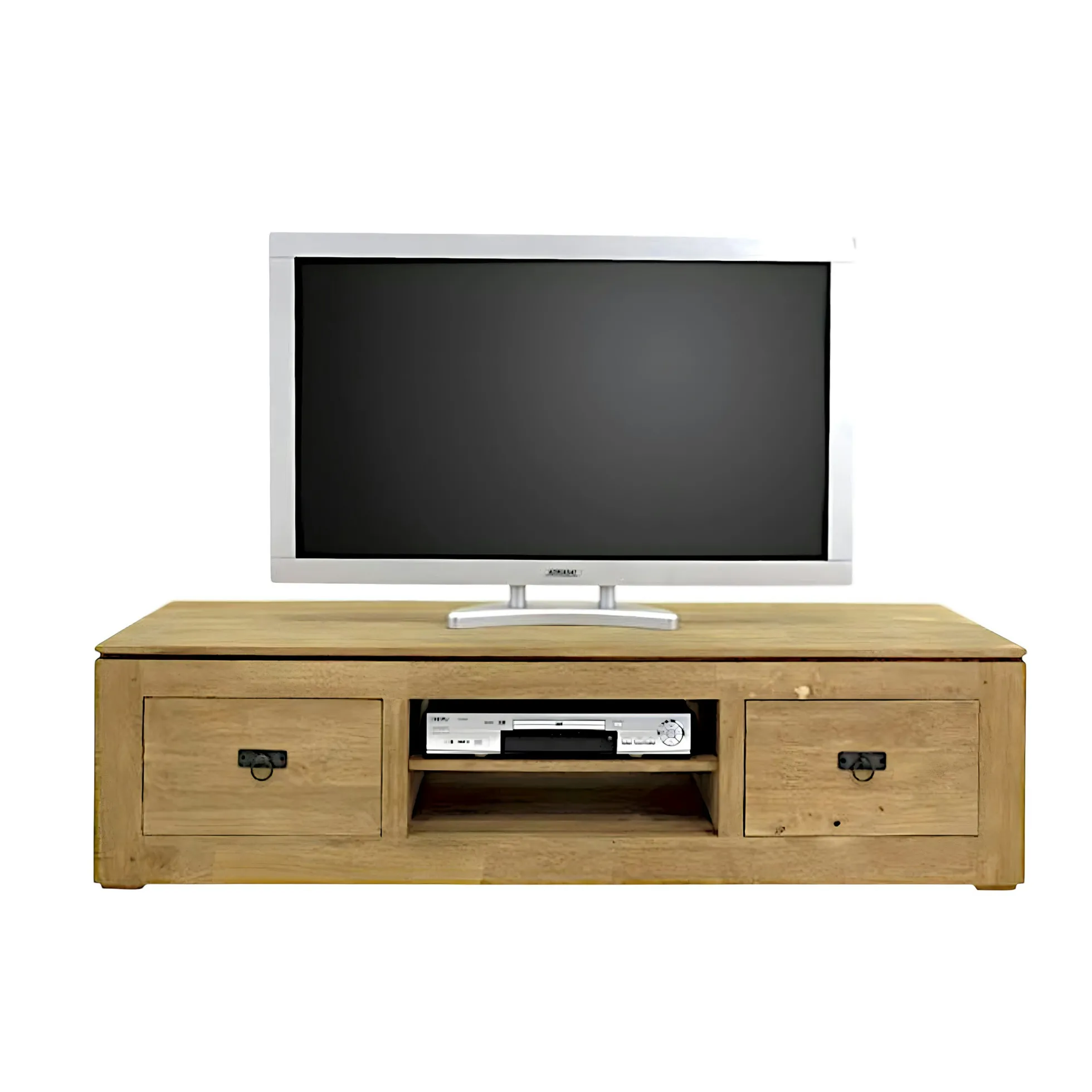 Meuble TV hévéa 150x40cm HELENA