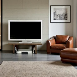 Meuble TV Hévéa 100x35x30cm HELENA