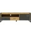 Meuble TV industriel bois métal boulons BROOKLYN