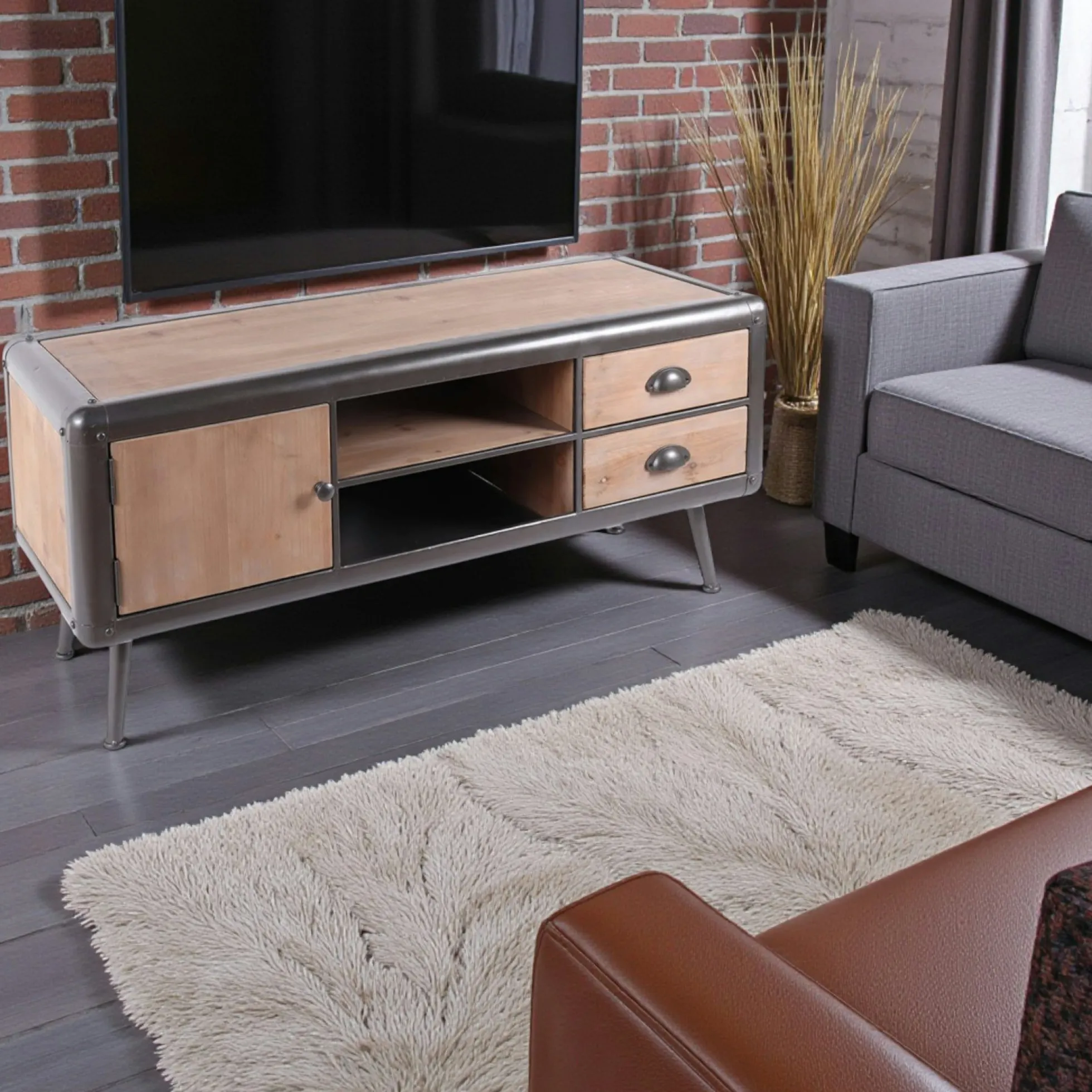 Meuble tv industriel MONS