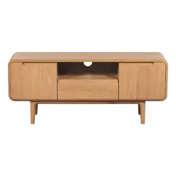 Meuble tv moderne en chêne clair DERBY