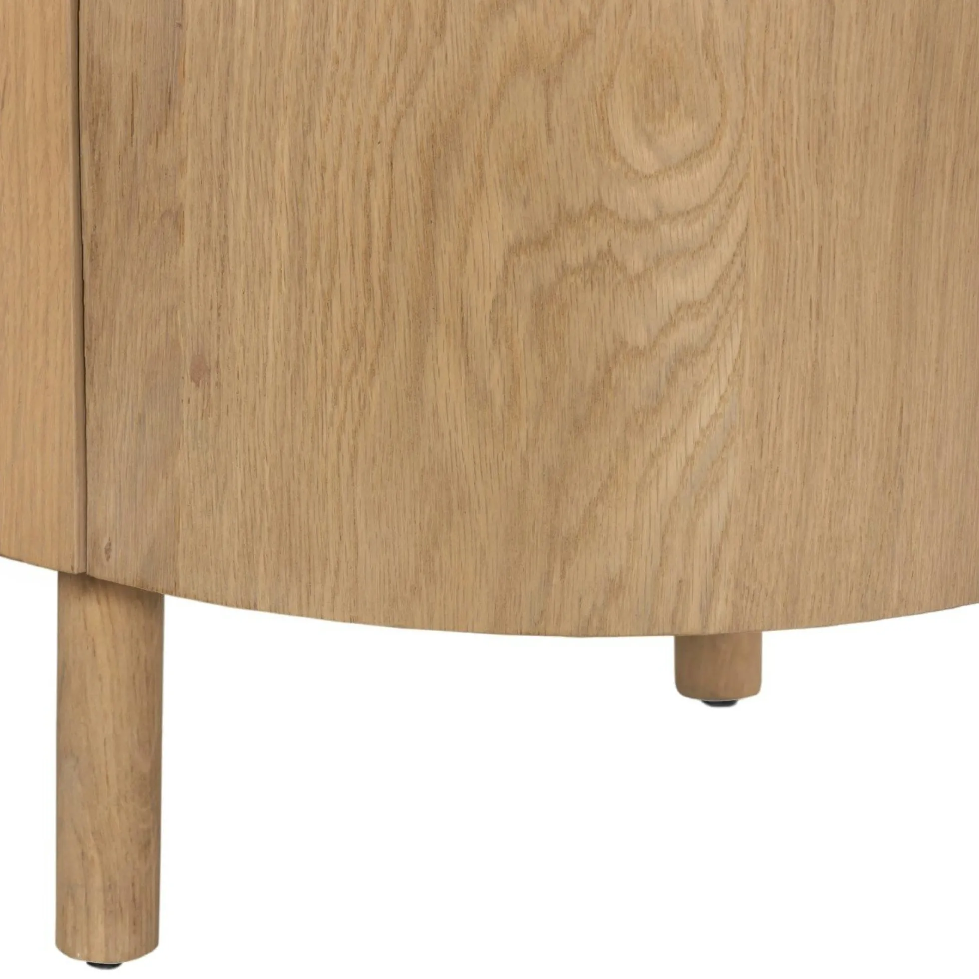 Meuble TV moderne en chêne clair 3 portes LOREN