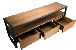 Meuble tv moderne 3 tiroirs 1 niche SWING