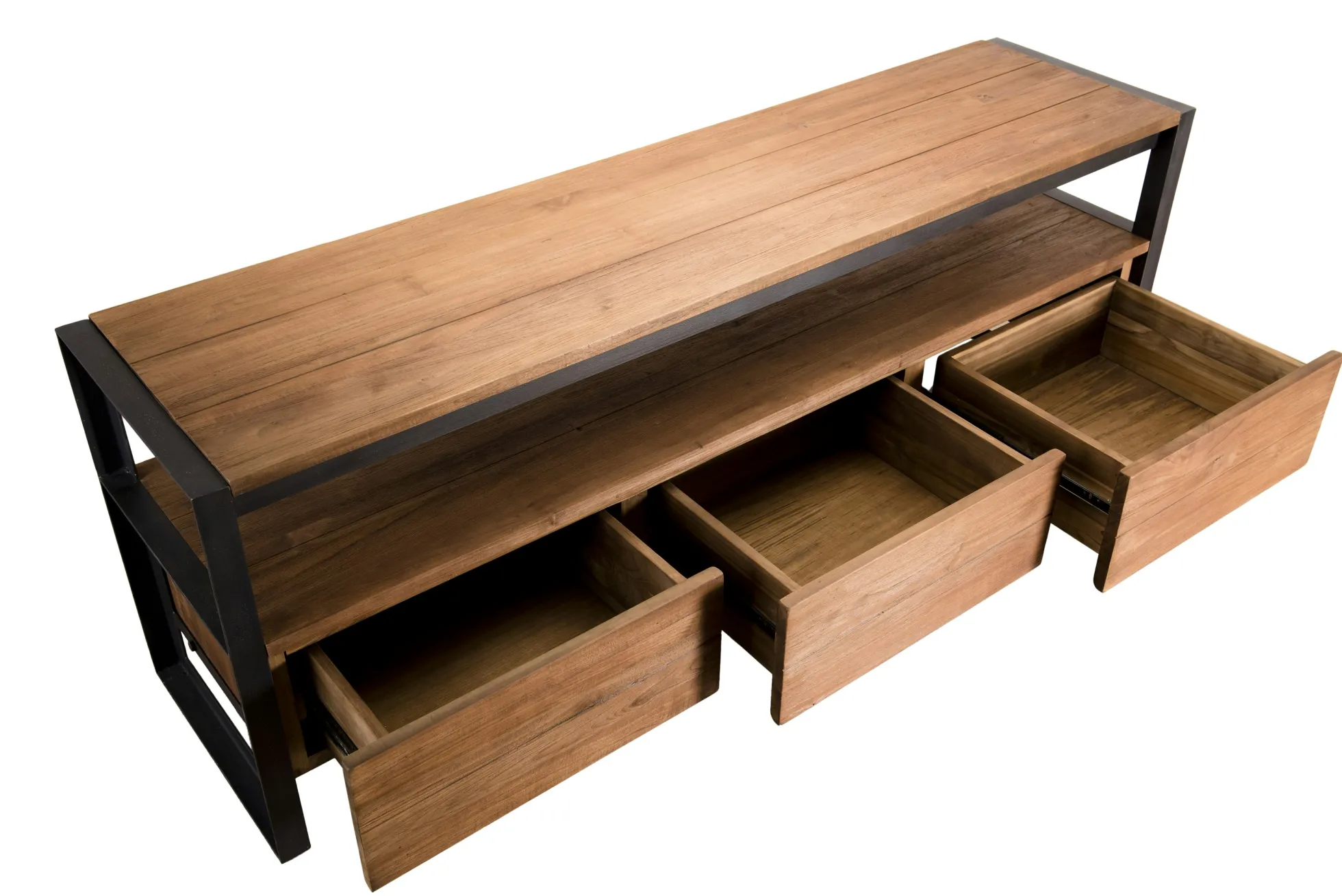 Meuble tv moderne 3 tiroirs 1 niche SWING